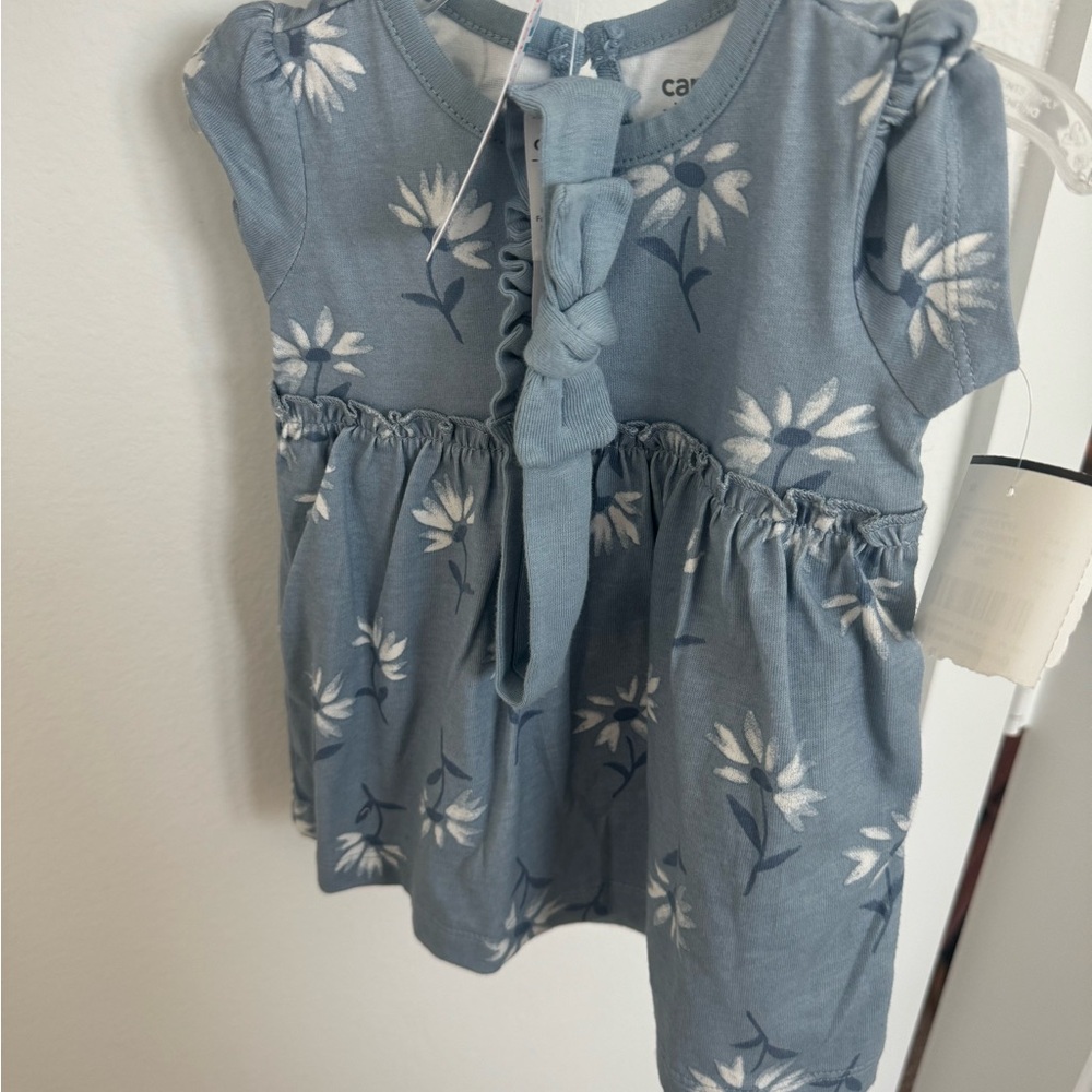 Carter's Blue Floral Casual Dress for Kids